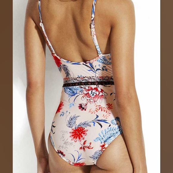 NWOT Anthropologie Seafolly Garden one piece swimsuit - Picture 2 of 15